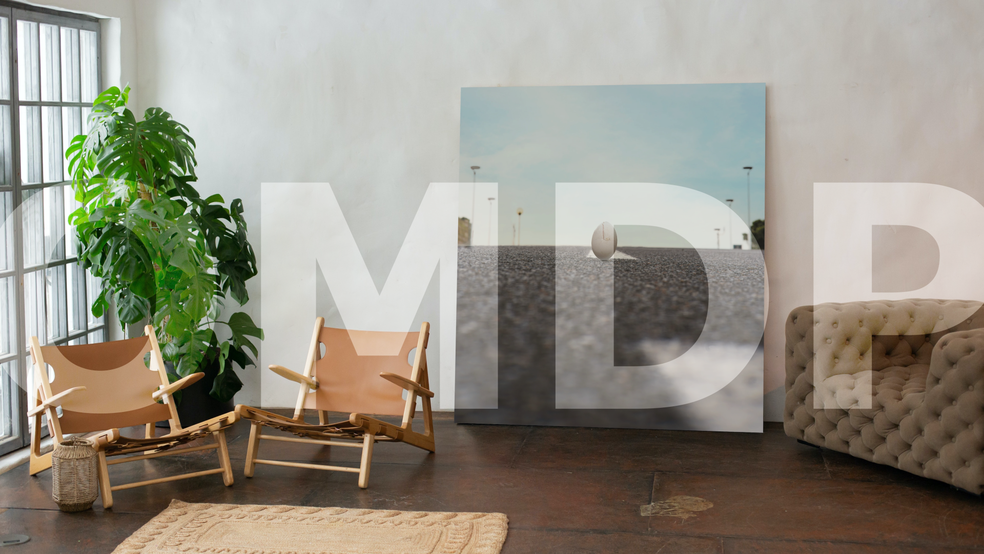 One million dollar photo for reach people mockup