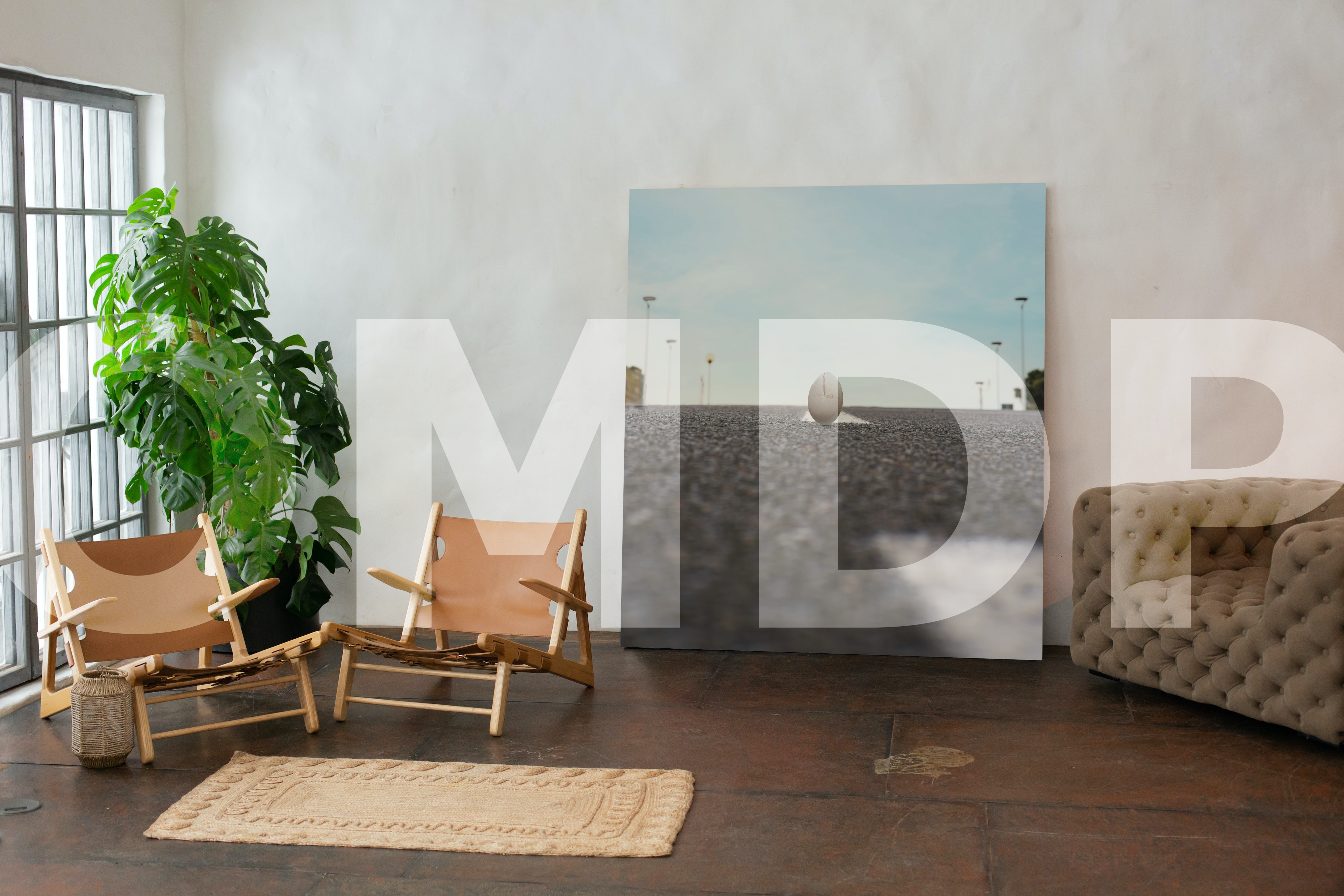 One million dollar photo for reach people mockup